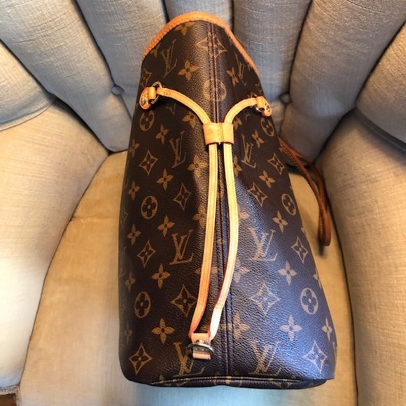 REMOVING 5-12 LOUIS VUITTON Neverfull MM Monogram Cerise - Picture 12 of 17